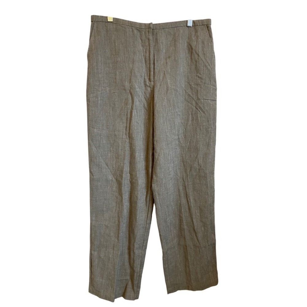 ⛱️Eileen Fisher - Gray Straight Leg Pull-On Pants - L